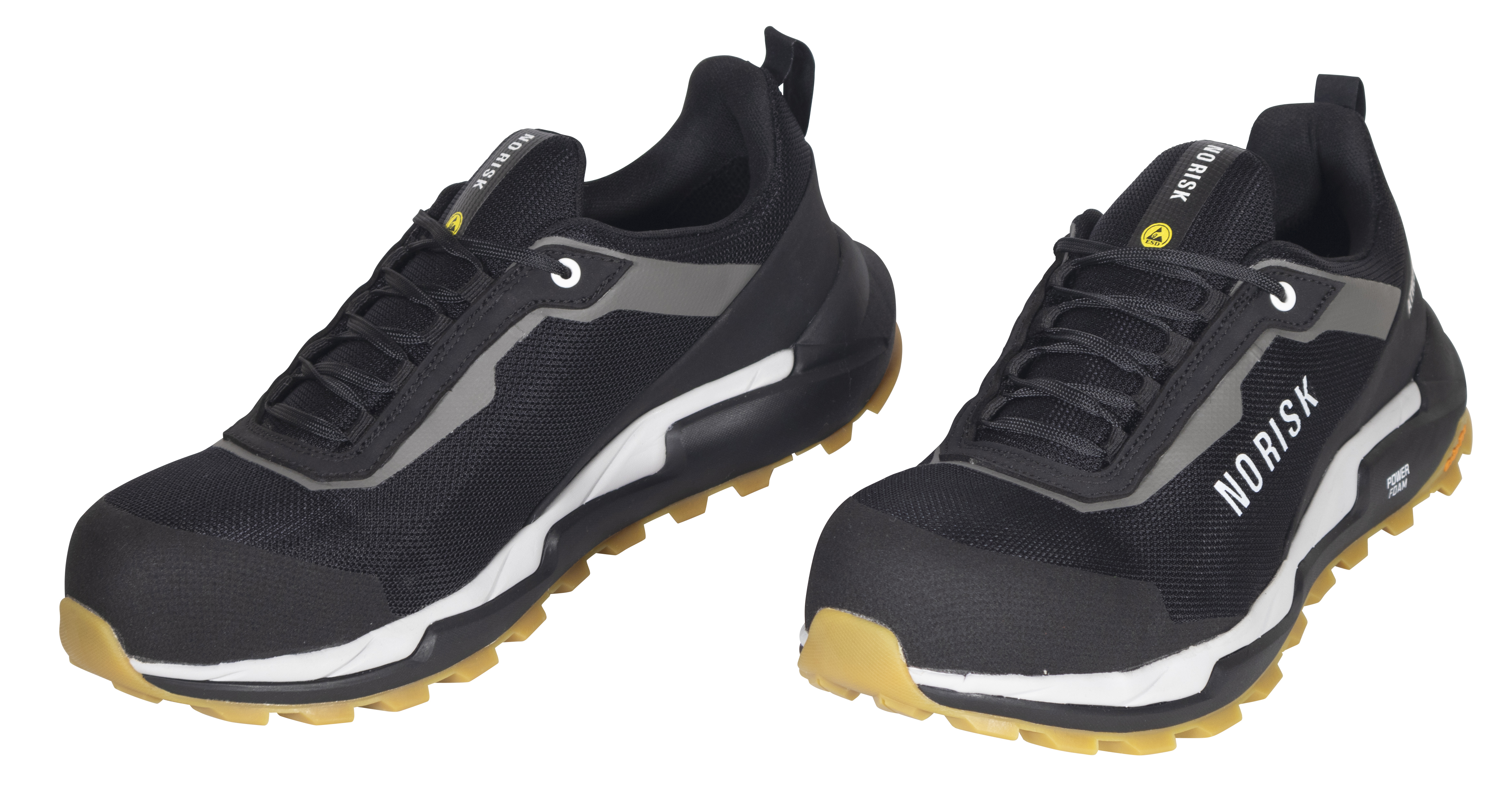 NoRisk Athletic Halbschuh Black S3L HI CI HRO FO SR
